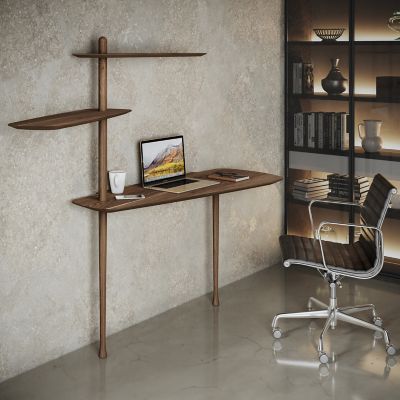 Shown in Walnut color, in use