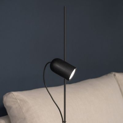 Shown in Black Wood with Graphite finish, in use, lit