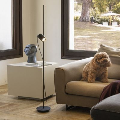 Shown in Black Wood with Graphite finish, in use, lit