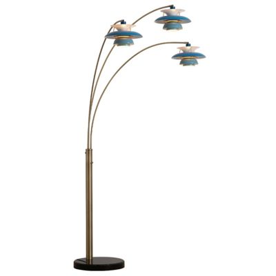 Palm Springs 3 Light Arc Floor Lamp