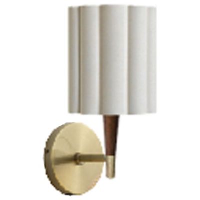 Scalloped Plug-in Wall Sconce