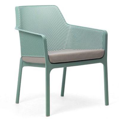 Net Outdoor Relax Chair With Cushion, Set Of 4