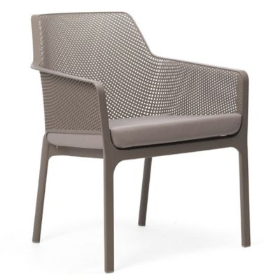 Net Outdoor Relax Chair With Cushion, Set Of 4