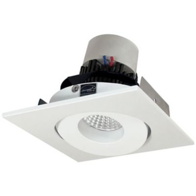 Pearl 4-Inch LED Retrofit Square Surface Gimbal Adjustable Trim