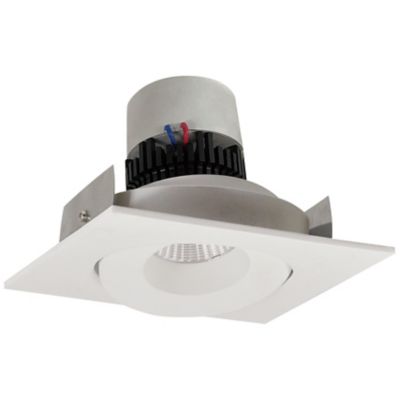 Pearl 4-Inch LED Retrofit Square Surface Gimbal Adjustable Trim