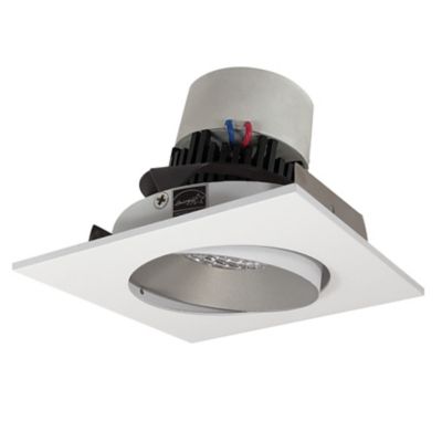 Pearl 4" LED Square Cone Regress Adjustable Trim