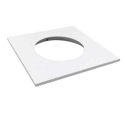M2 2-Inch Square Trim Ring for Round Elbow Downlight
