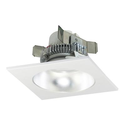 Cobalt Click 4-Inch LED Retrofit Square Reflector with Round Aperture Downlight