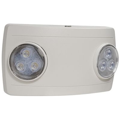 Compact Dual Head LED Emergency Light