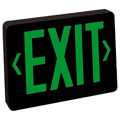 LED Exit Sign with Emergency Circuit