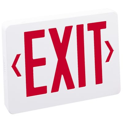 LED Exit Sign with Emergency Circuit