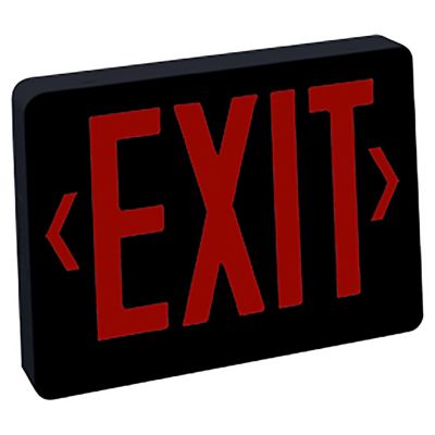 LED Exit Sign with Emergency Circuit