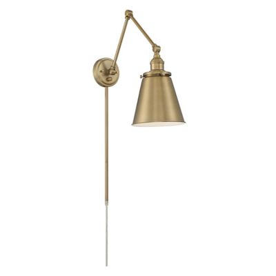 Alec Swing Arm Lamp (Burnished Brass) - OPEN BOX
