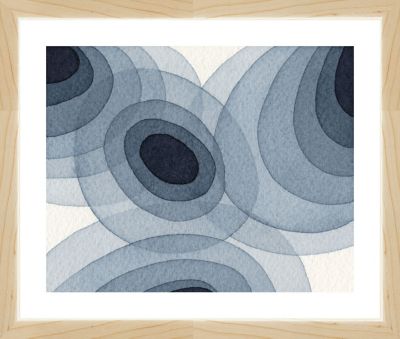 Indigo Ovals I