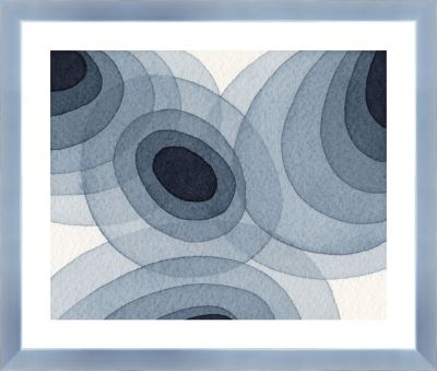 Indigo Ovals I