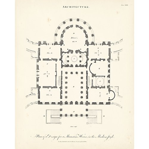 Plan for a Mansion