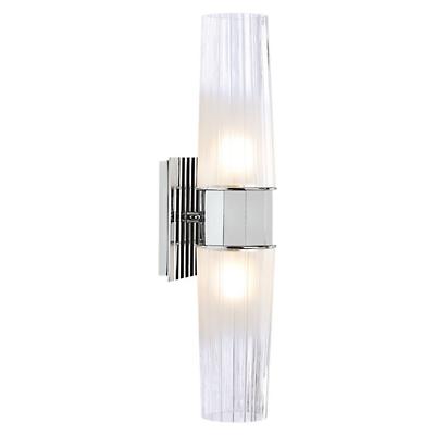 Icycle Bath Wall Sconce (Chrome with Clear Glass) - OPEN BOX