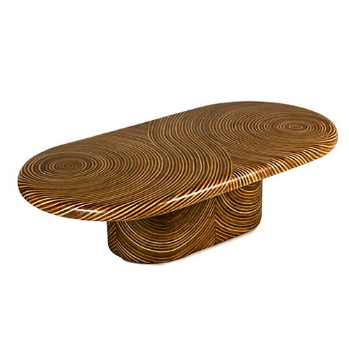 Ribbon Oval Cocktail Table