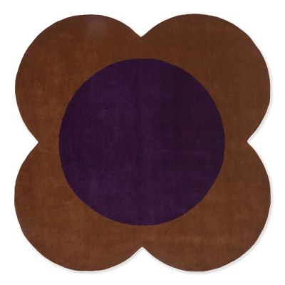 Flower Spot Round Area Rug