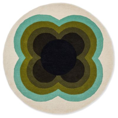 Sunflower Round Area Rug