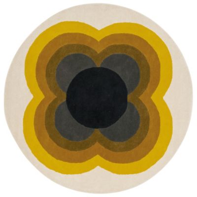 Sunflower Round Area Rug