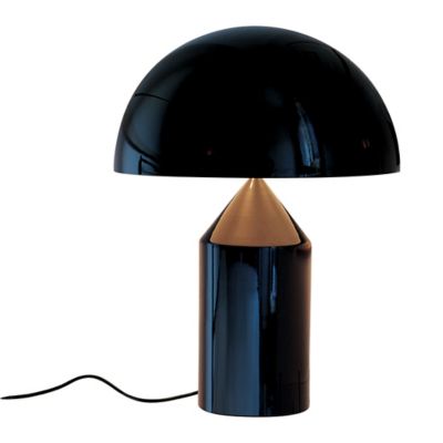 black dome table lamp