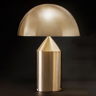 Atollo Metal Table Lamp by Oluce(Gold/Large)-OPEN BOX RETURN