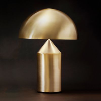 Atollo Metal Table Lamp by Oluce (Gold/Med)-OPEN BOX RETURN
