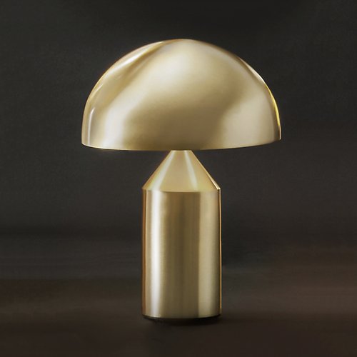 Atollo Metal Table Lamp by Oluce(Gold/Small)-OPEN BOX RETURN