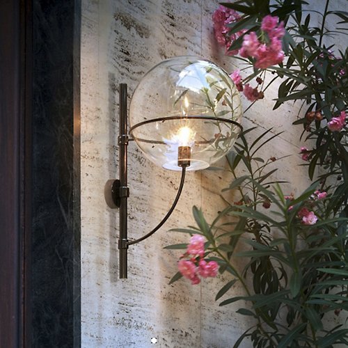 Lyndon Outdoor Wall Sconce by Oluce (Large)-OPEN BOX RETURN