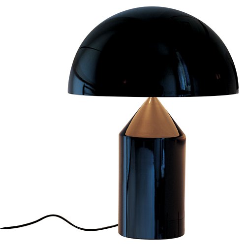 Atollo Metal Table Lamp (Satin Black Nickel|Large)-OPEN BOX
