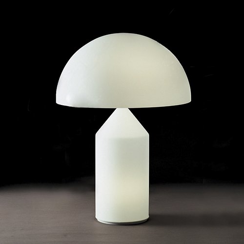 Atollo Glass Table Lamp by Oluce (Medium) - OPEN BOX RETURN