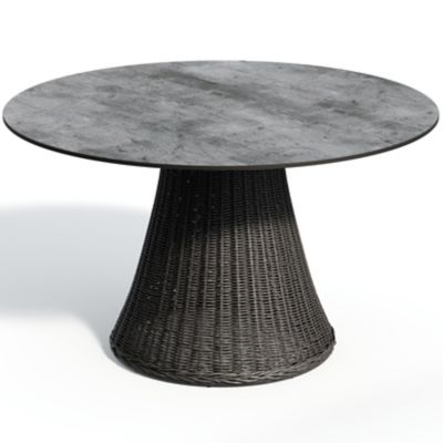 Tulle 48 inch Round Outdoor Dining Table