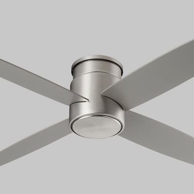 Oslo Flushmount Ceiling Fan (Satin Nickel) - OPEN BOX RETURN