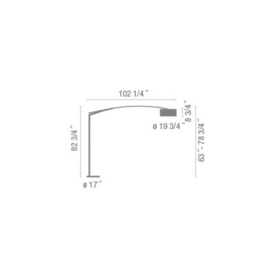 Balance Floor Lamp by Vibia at