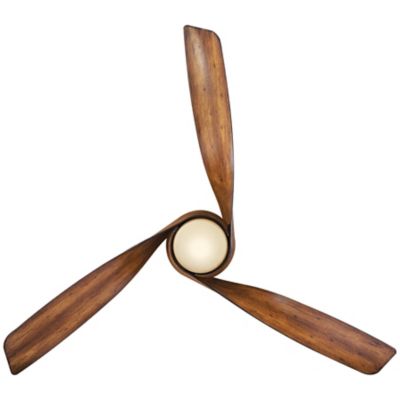 Shown in Distressed Koa with Tinted Opal glass Fan Body and Blade finish