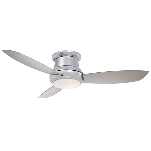 Concept Ii 52 Inch Flushmount Ceiling Fan By Minka Aire Fans At Lumens Com - Black Flush Mount Outdoor Ceiling Fan With Light