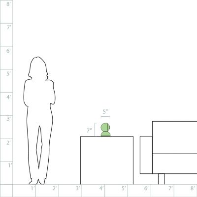 Eclisse Bedside Table Lamp by Artemide at