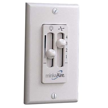 Wall Mount Wired Fan & Light Control WC106