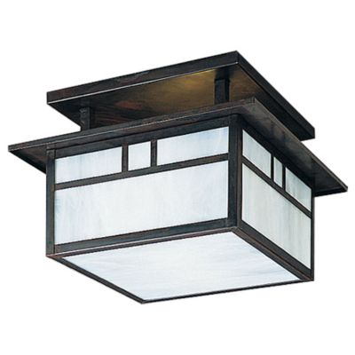 Flush mount deals craftsman lighting