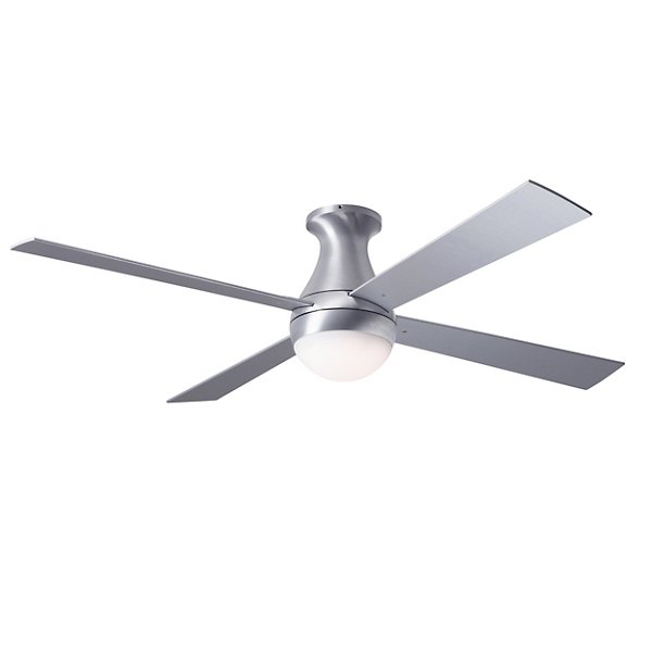 Ball Flushmount Ceiling Fan By Modern, 42 White Flush Mount Ceiling Fan With Remote Control