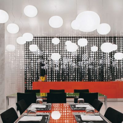 https://images.lumens.com/is/image/Shown in White finish, lit, in use
