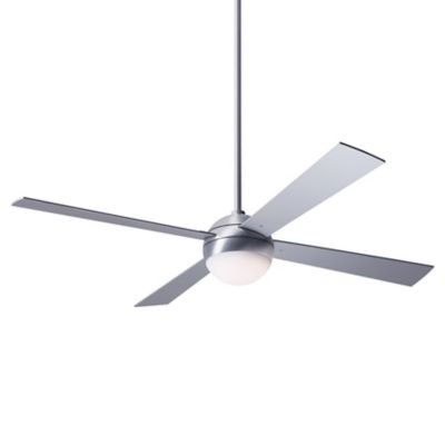 52 Ball Ceiling Fan Modern Fan Company Brushed Aluminum/Aluminum