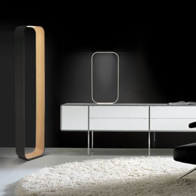 Shown in Graphite with White Oak Veneer, in use