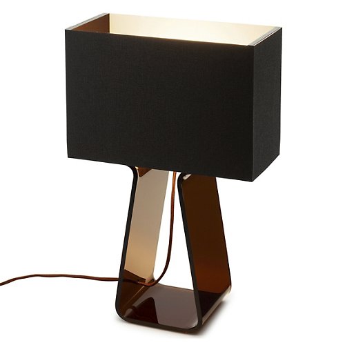 Tube Top Table Lamp (S/Charcoal & Charcoal)-OPEN BOX RETURN