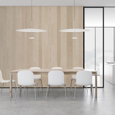 Shown in Walnut Shade color, Chrome finish, in use