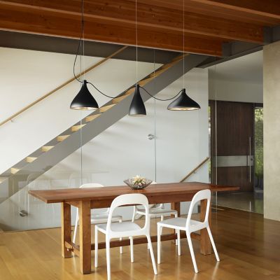 Shown in Black with Brass finish, in use