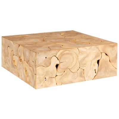 Teak Slice Coffee Table