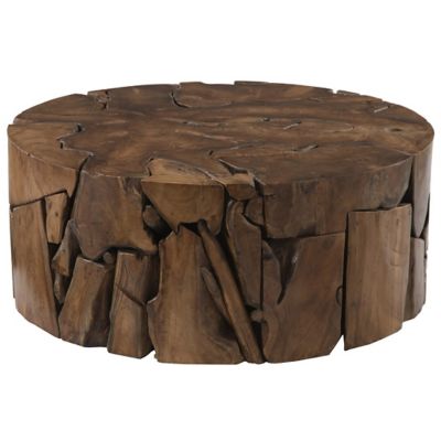 Teak Chunk Coffee Table