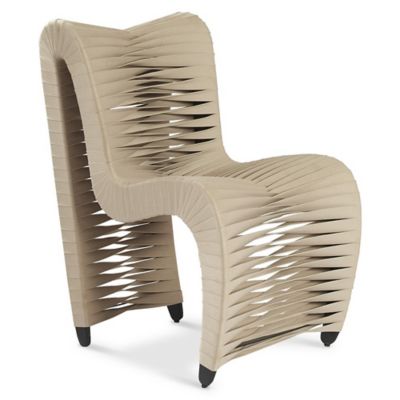 Seat Belt Dining Chair (Black|33 Inch) - OPEN BOX